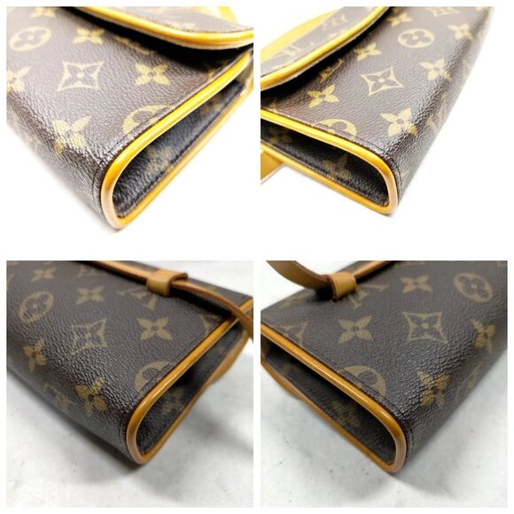 Louis Vuitton LV Shoulder Bag Pochette Florentine Brown Monogram 650-052125 - Picture 6 of 13